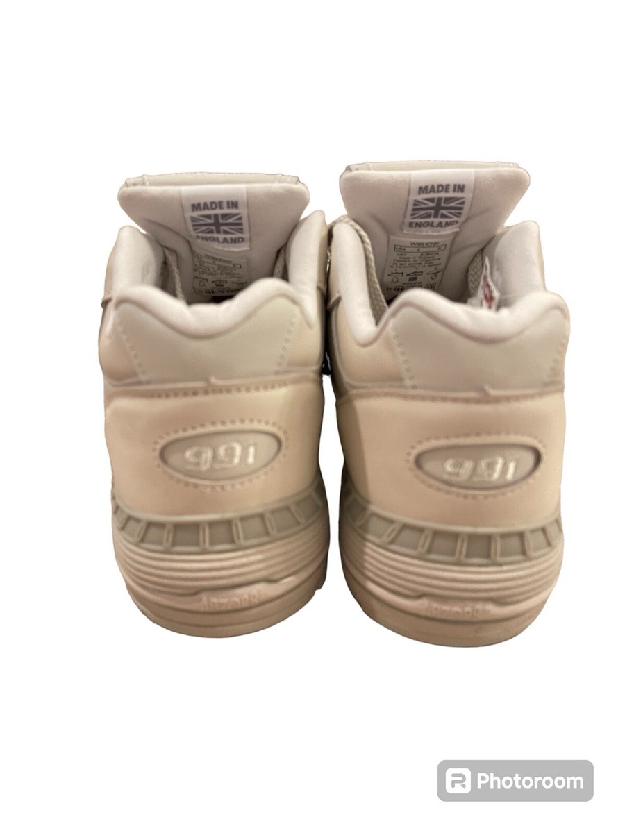 New Balance ☆ made in England W991OW Off-White NEW BALANCE W991OW OFF WHITE LEATHER MADE IN ENGLAND WOMENS