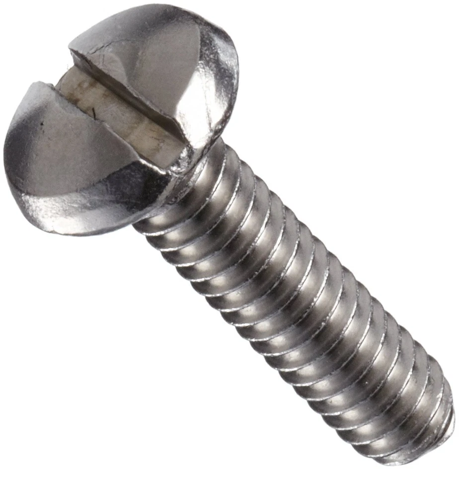 TOOLSHACK 6 BA X 1/4 Slotted Pan Machine Screw self colour (50) Pack