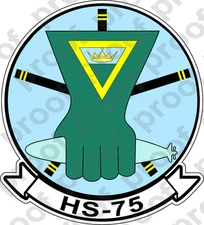 STICKER USN HS 75 Emerald Knights A