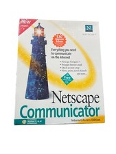 New Netscape Communicator Inet Acc Edition 4 PC Mac CD, Retail Big Box, Sealed