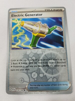 Electric Generator 170/198 Pokemon TCG Card NM | eBay Electric Generator 170/198 Pokemon TCG Card NM | eBay