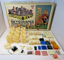 Ideal Super City Skyscraper Construction Set 1967 w/ Box Incomplete VINTAGE