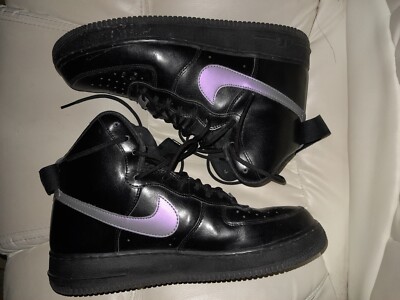 Nike Air Force Black Multi Color High Top Size US10