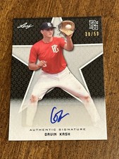 GAVIN KASH 2020 Leaf Perfect Game BLACK AUTOGRAPH #38/50 TEXAS A&M AGGIES