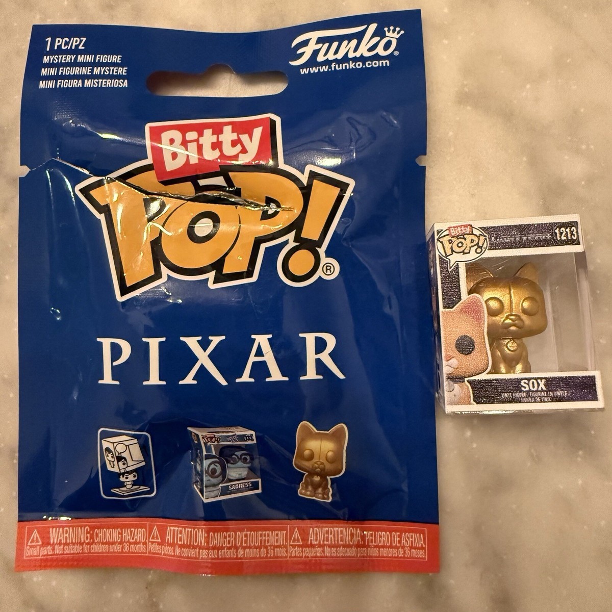 Funko Bitty Pop Pixar 1213 Sox- Lightyear *Gold 1/24* | eBay