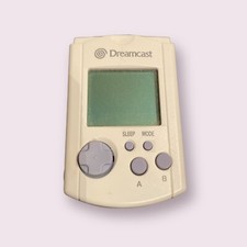 Sega Dreamcast VMU Memory Card HKT-7000 Authentic OEM Tested Needs Battery