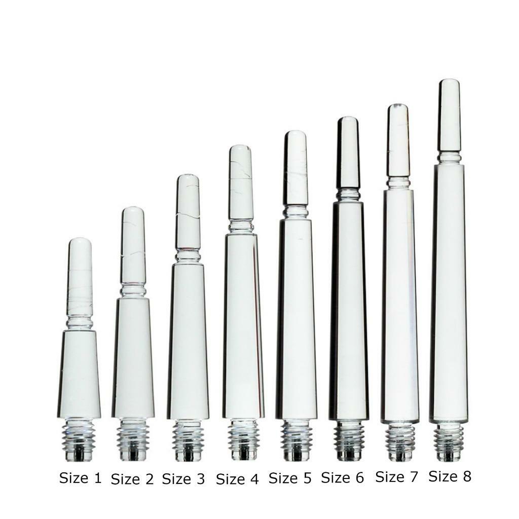 COSMO FIT SHAFT GEAR NORMAL-SPINNING DART SHAFTS - CLEAR - SET OF