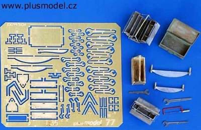 Plus model Werkzeugkisten tools Werkzeuge Säge Saw Diorama Accessories 1:35 kit