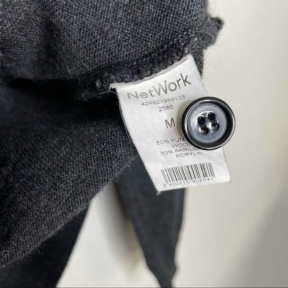 NetWork Men's Quarter Button Pull Over Sweater Me… - image 4