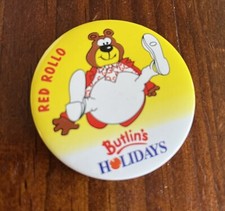 Vintage Retro Butlin’s Butlins Holidays Red Rollo Memorabilia Badge