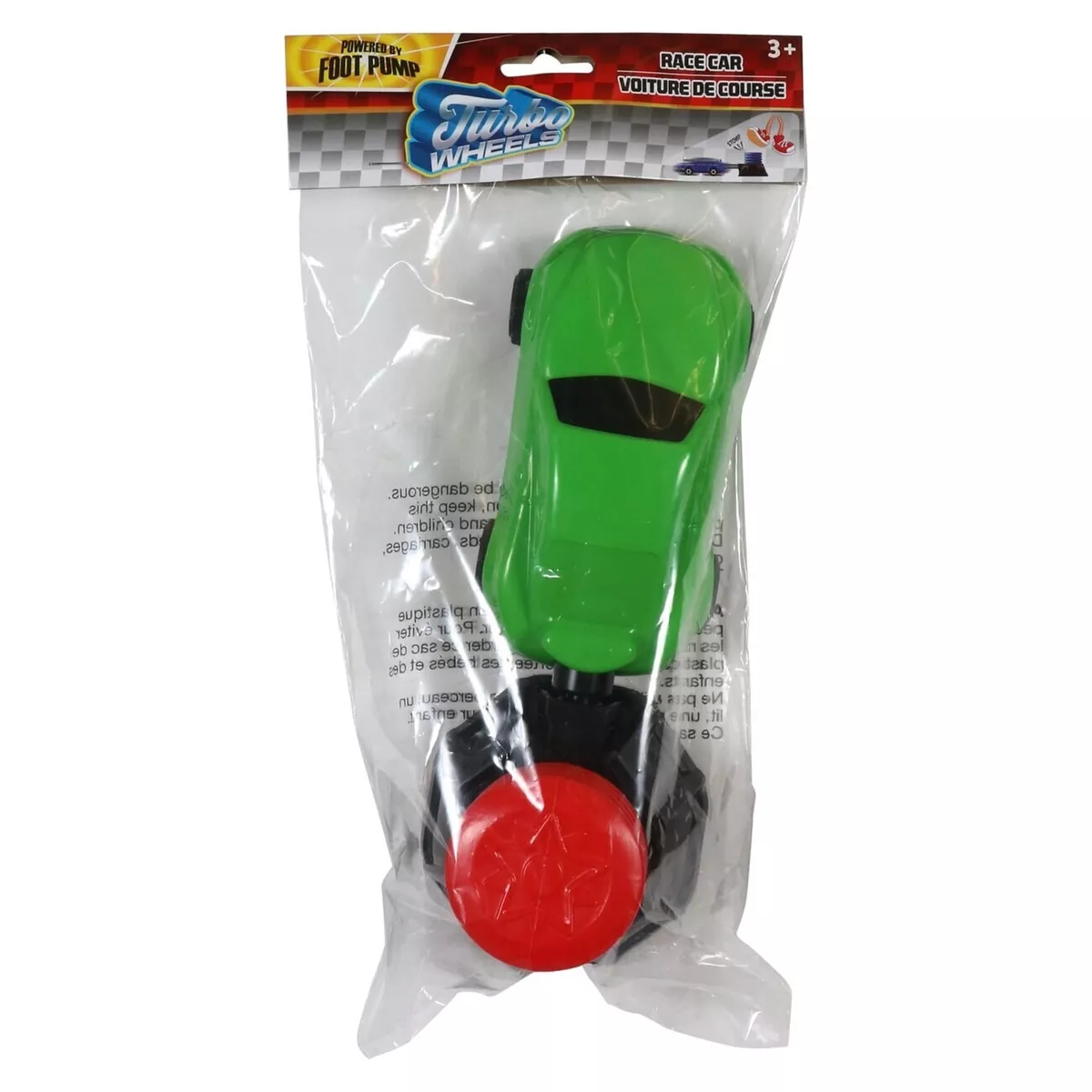 Foot pump clearance for cars