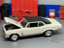 1968-1972 Chevy Nova Ss 396 White With Black Top Opening Hood 164 Scale