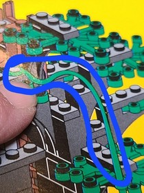 LEGO 6071 Legoland Forestmen&rsquo;s Crossing  W/ Manual  retired set Incomplete 1990 