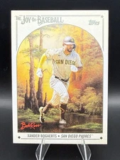 2023 Topps X Bob Ross The Joy of Baseball #84 Xander Bogaerts - San Diego Padres