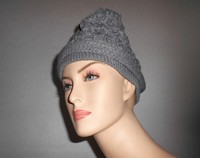 "Beanie WintermüTze \"Grau\" StrickmüTze Warm Weich Damen Herren MüTze Unisex Neu"