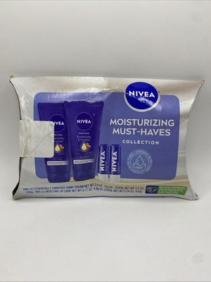 NIVEA Moisturizing Must-Haves Skin Care Set, Essentially Enriched Hand Cream