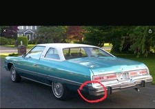 1974 1975 1976 Chevrolet Impala Rear Side Bumper Fillers Pair Original Oem 1974 1975 1976 Chevrolet Impala Rear Side Bumper Fillers Pair Original Oem