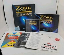 Zork Anthology Big Box PC CD-ROM Infocom Complete 5 Games Mac IBM Vintage