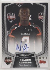 2015 Bowman 2012 Under Armour All-America Game 8/110 Nelson Agholor Auto u6m