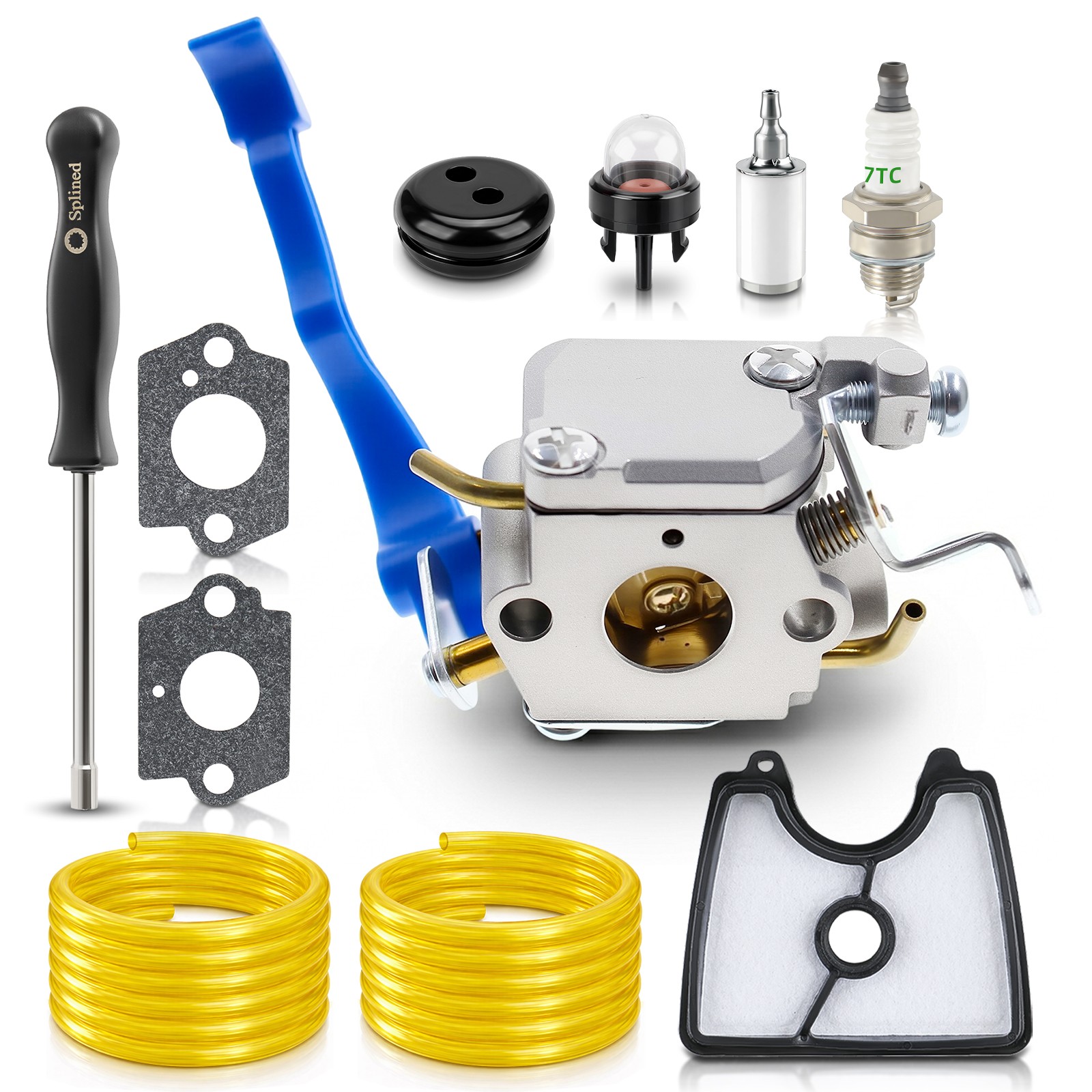 For Husqvarna 125B Carburetor Fuel Line Kit 581798001 545081811 FITS Leaf Blower