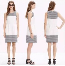 Madewell Women’s Medium Verse Dress Cotton Knit Sleeveless Fit Flare Pockets