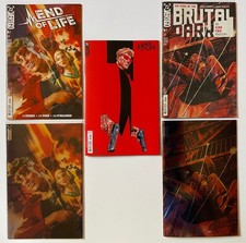 END OF LIFE  and BRUTAL DARK #1 Cover + 2  FOIL + 🔥Sandoval Negative Space NM+
