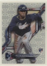 2018 Topps High Tek Pattern 4 Diagonal Waves/Key Ozzie Albies Rookie RC 0cn