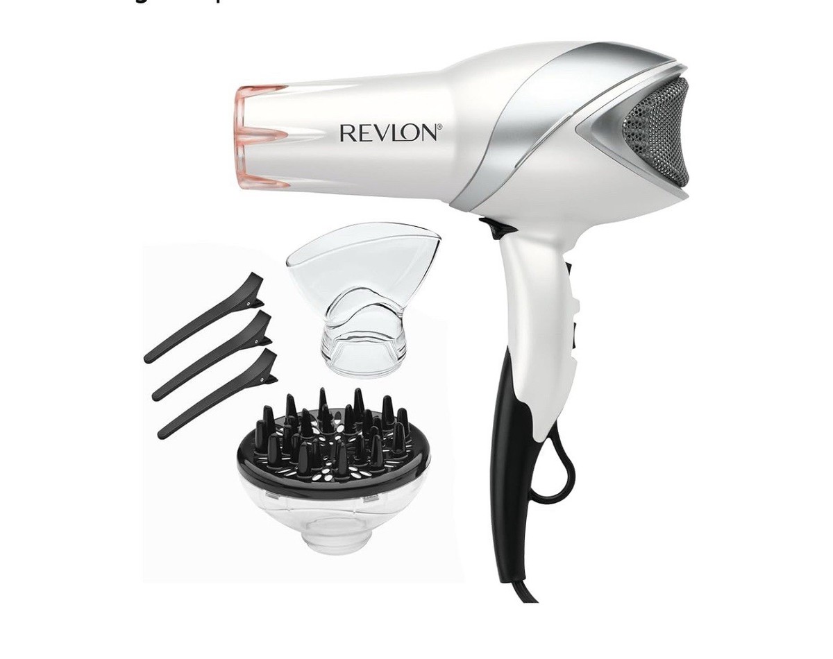 1875 Watt Affordable Hair Dryer With Diffuser REVLON Infrared Hair