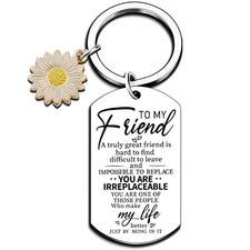 True Friendship Gifts for Women Best Friend keychains Friend Gift for Her BFF