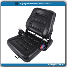 Universal Forklift Seat Fold Down Tractor Seat with Adjustable Angle Back
