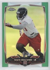 2014 Topps Chrome Green Refractor Yawin Smallwood #128 1u7
