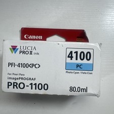 Canon PFI-4100 Photo Cyan Pigment Ink Tank for Pro 1100