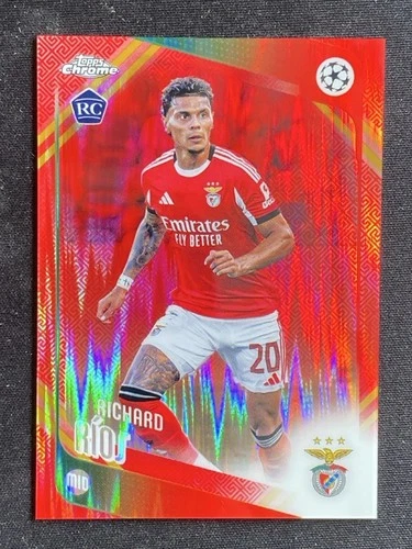 Richard Rios 2025-26 Topps Chrome UCC Hongbao Red Refractor Base RC #16 -r1