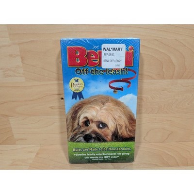 Benji Off the Leash! VHS 2004 GoodTimes !1 FREE When You Buy 2!