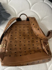 MCM Men’s Stark Large Brown Backpack Leather