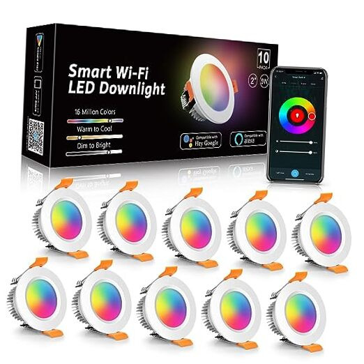 2 Inch Smart WiFi LED Recessed Downlight 5W Ceiling Lighting