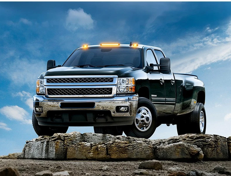 3X LED CAB ROOF LIGHT LAMP KIT FIT FOR CHEVY SILVERADO GMC SIERRA 1500 2500 3500 - Изображение 3 из 4