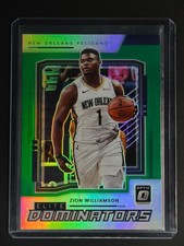 Zion Williamson 2021-22 Panini Donruss Optic Elite Dominators Green 3/5 [3hk