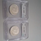 ICG MS68 Lot 2 1965 Kennedy Half Dollar 50C Satin Strike Phila 3052510221