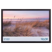 12x18 Inch Black Wall Mount Picture Frame with Glass Front Poster Display