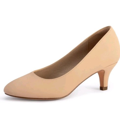Damen-Slipper runde Spitze Größe 8,5 Pumps, modischer klassischer eleganter eleganter Schuh - Bild 1 von 13