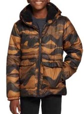 DSG Boys' Insulated Jacket Warm Cinnamon Dot Camo XXS 4/5