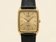 Vintage Seiko Spirit 7N01-5180 Gold Tank Watch-Story in Every Scratch