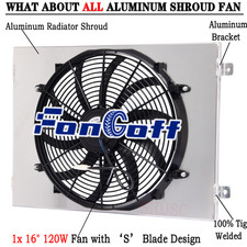 Cu284 Shroud Electric Fan For 1961-1966 Pontiac Bonneville Chevrolet C10 K10 K20