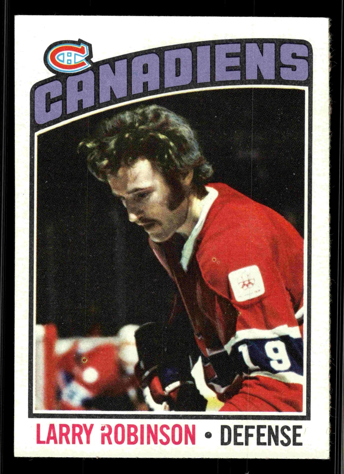 1976-77 Topps Larry Robinson (HOF) #151 - Montreal Canadiens - NM+