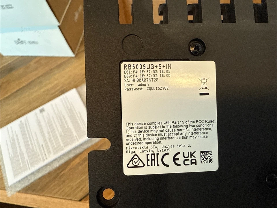 Brand New In Box Mikrotik RB5009UG+S+IN Router - Image 4 of 4