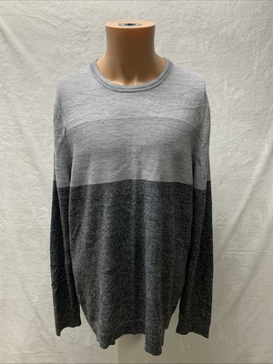 Apt 9 Mens XL Sweater Merino Wool Blend Seriously Soft Gray