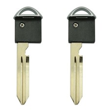 New Emergency Uncut Key Blade Wo Chip Replacement For Nissan Infiniti 2 Pack