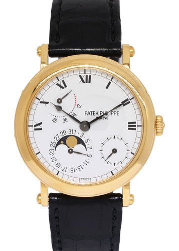 Patek Philippe Complications 18k Yellow Gold Power Reserve Moo...