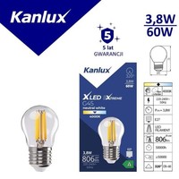 Led Leuchtmittel E27 Xledex G45E27 3,8W-NW 806Lm 4000K Xled 37345